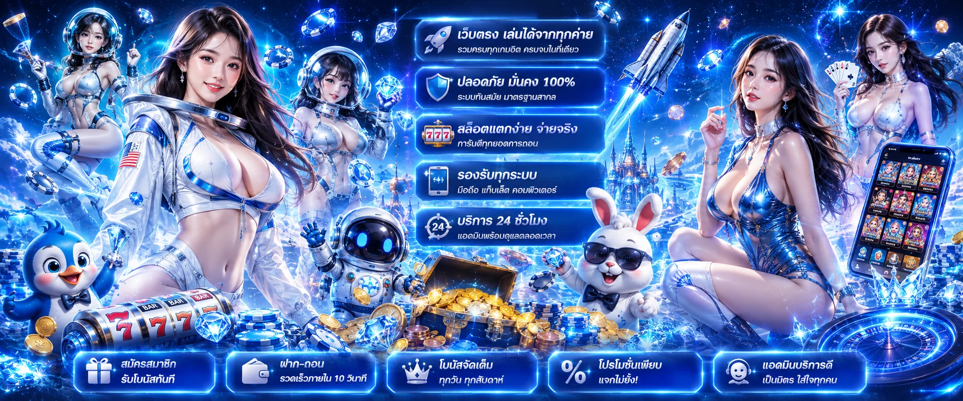 แบนเนอร์สล็อต NAZA รวมค่าย PG XO Pragmatic ในเว็บเดียว